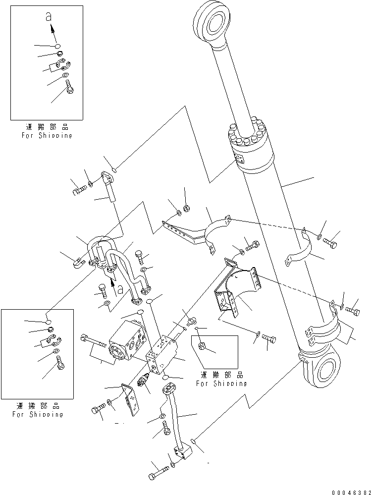Трубка 209-62-43830 KOMATSU