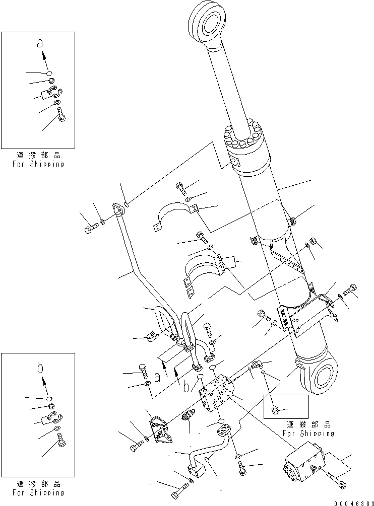 Трубка 209-62-43840 KOMATSU
