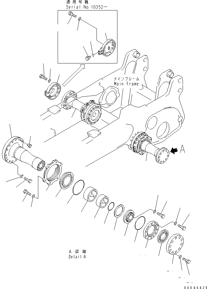 Болт 01010-51695 KOMATSU