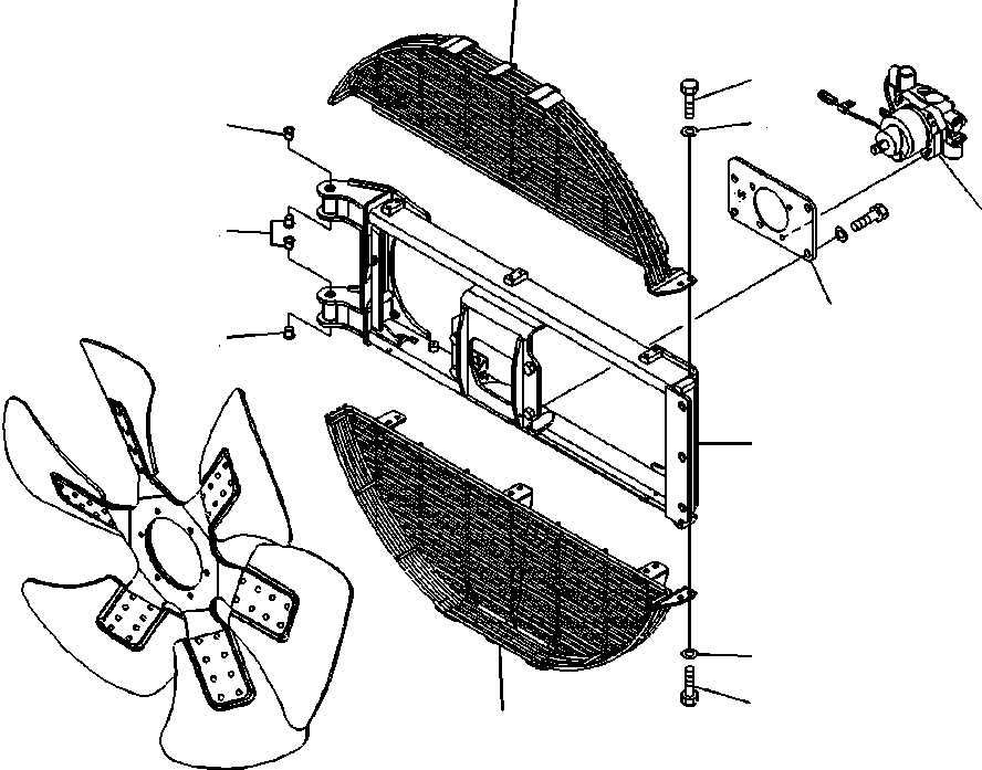 SUPPORT ASS'Y 425-03-33141 KOMATSU