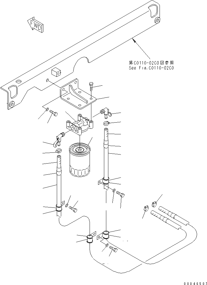 Защитный рукав 08017-81510 KOMATSU