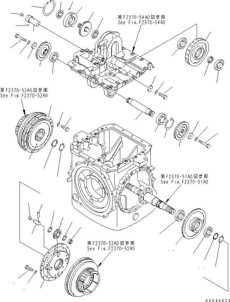 Вал 154-22-24260 KOMATSU