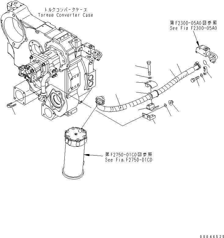 Шланг 154-49-75490 KOMATSU