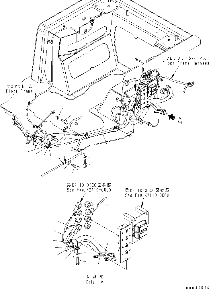 Жгут проводов 154-06-74161 KOMATSU