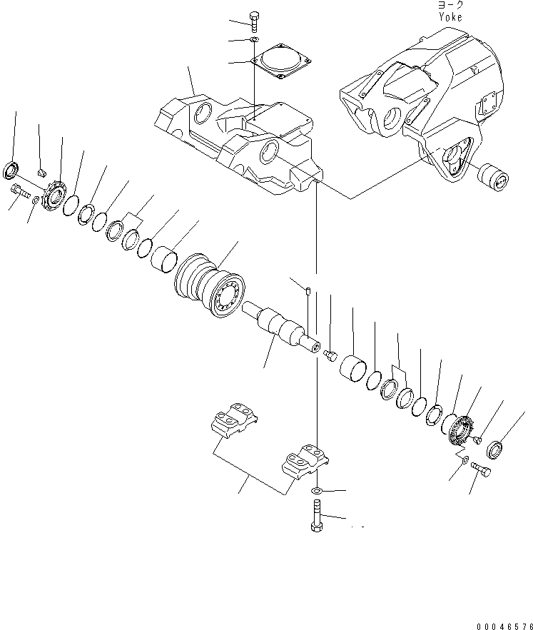 Балансирная тележка 195-30-69141 KOMATSU