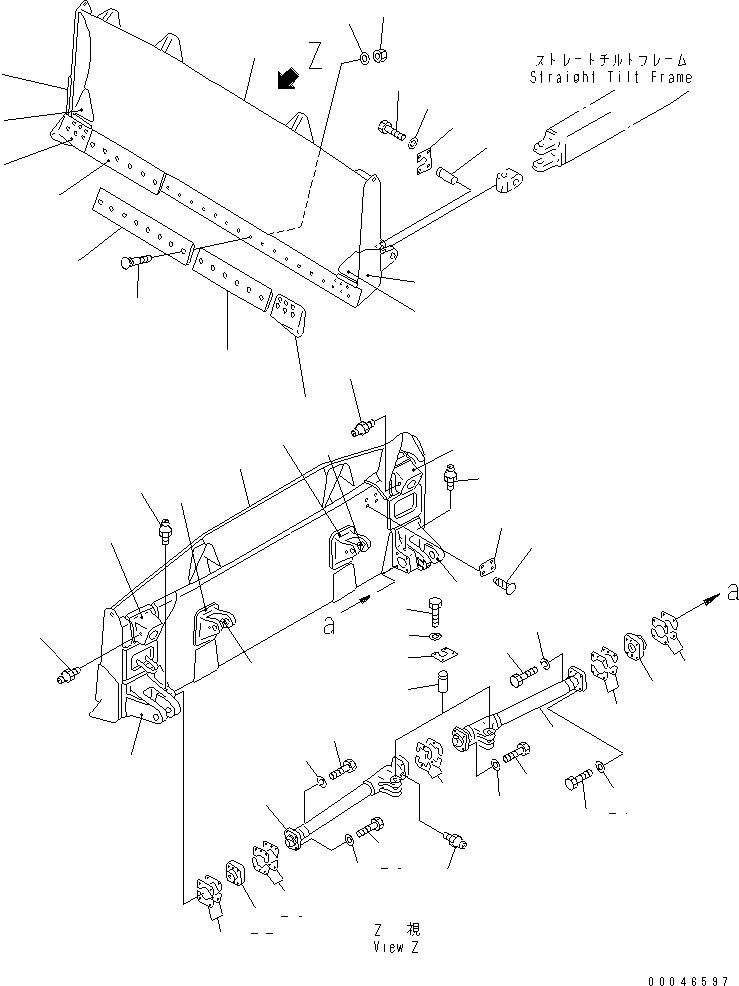 BLADE ASS'Y,TILT 154-71-41211 KOMATSU