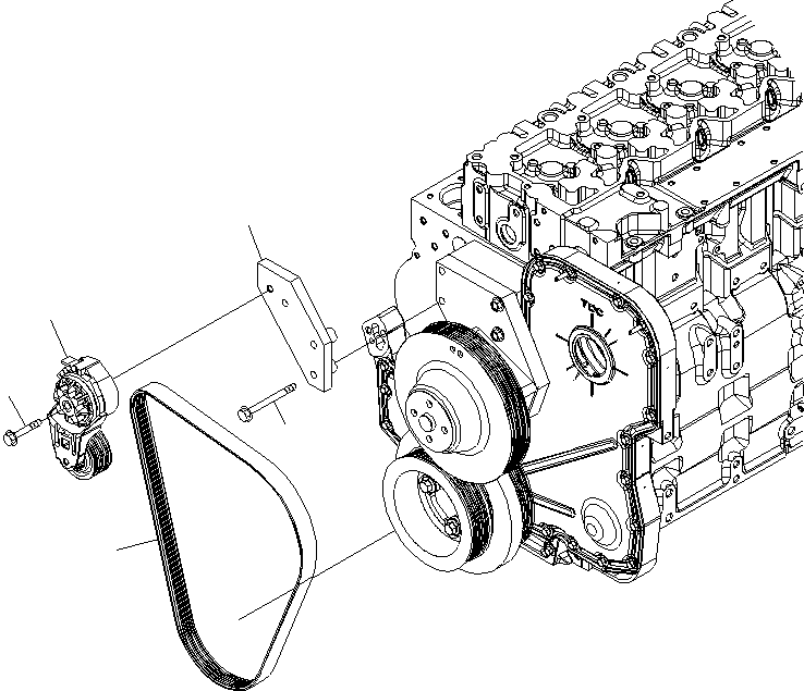 Tensioner 6754-61-4111 KOMATSU