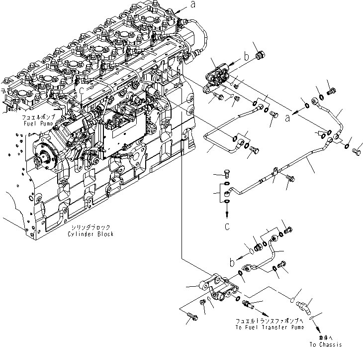 Пробка в сборе 6744-71-3050 KOMATSU