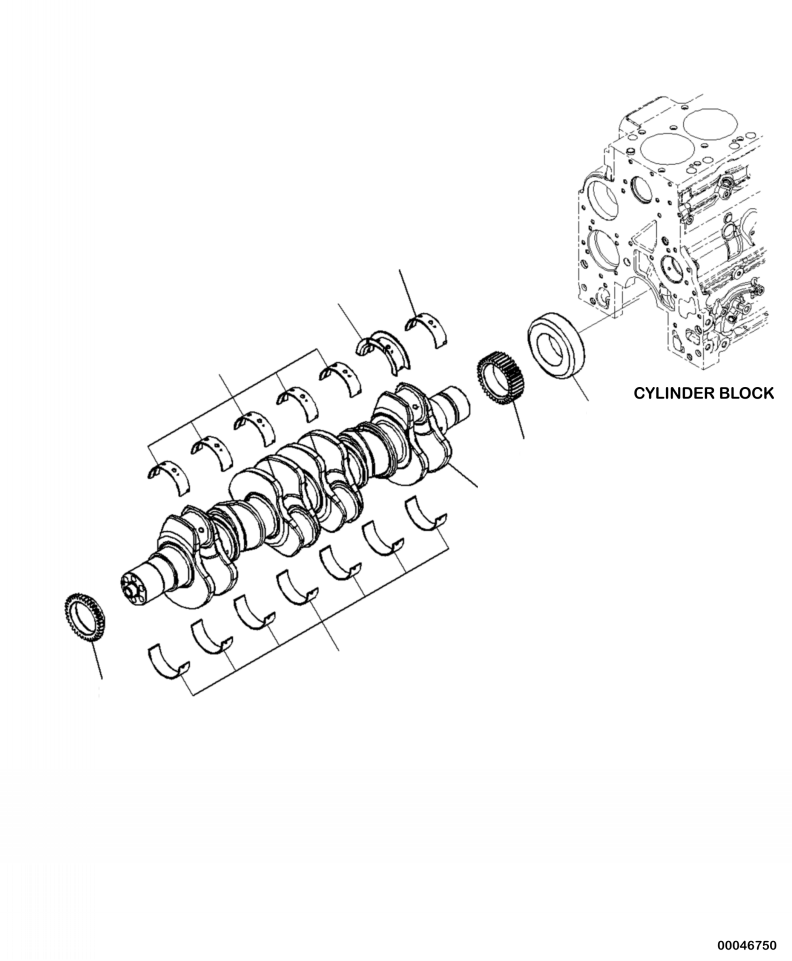 Bearing Assembly, Main 6754-22-8100 KOMATSU