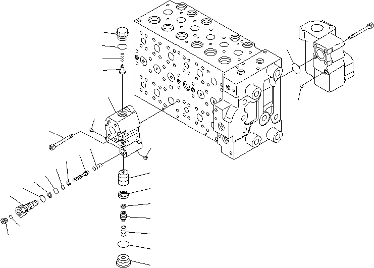 Клапан в сборе 723-40-82502 KOMATSU