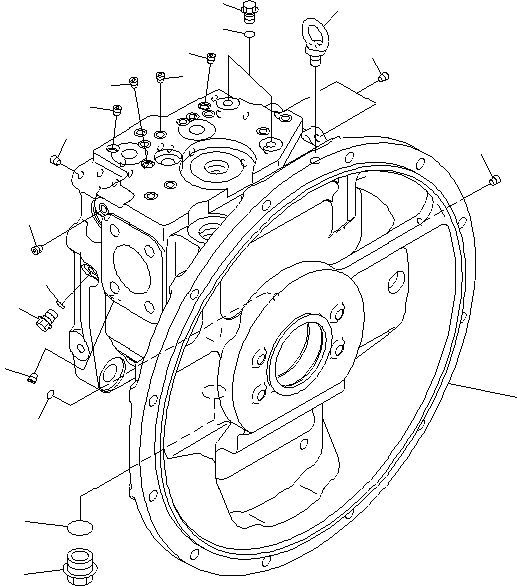 Hydraulic Pump 708-2L-00600 KOMATSU