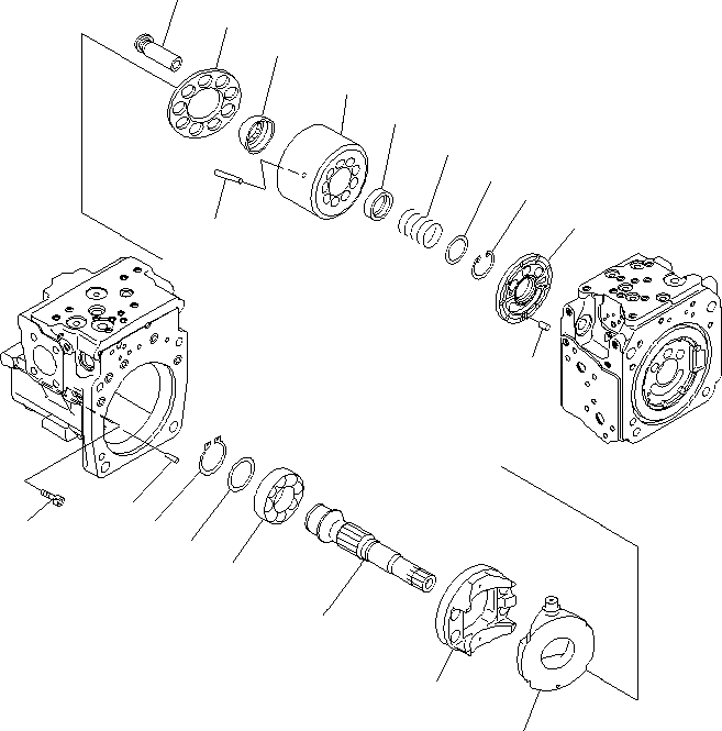 Block Assembly, Rear (708-2L-06480) KOMATSU