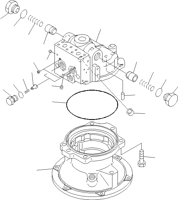 Motor Subassembly 706-7G-03130 KOMATSU