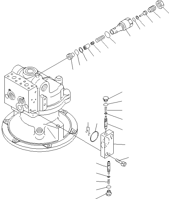 Предохранительный клапан 702-75-01310 KOMATSU
