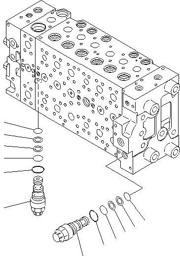 Клапан управления в сборе 723-47-25501 KOMATSU