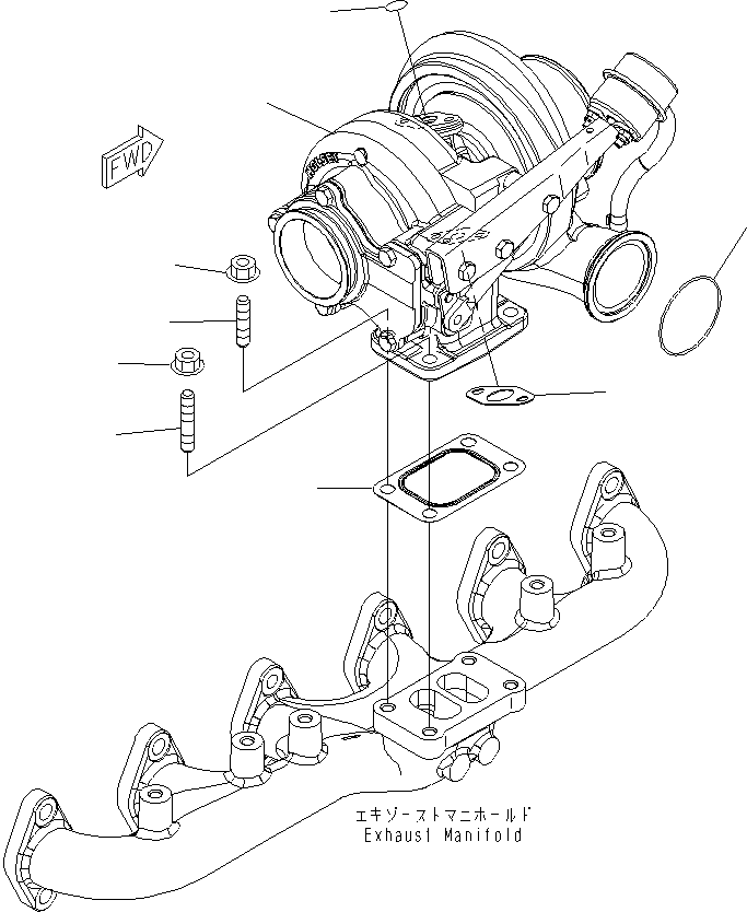 TURBOCHARGER KIT 6754-82-8010 KOMATSU