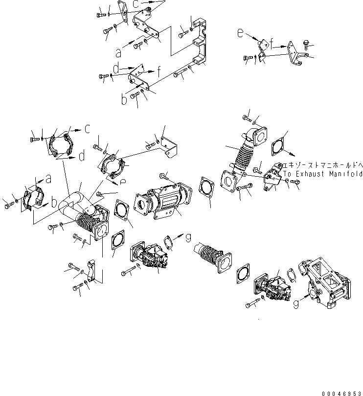 TUBE,BYPASS 6261-11-9422 KOMATSU