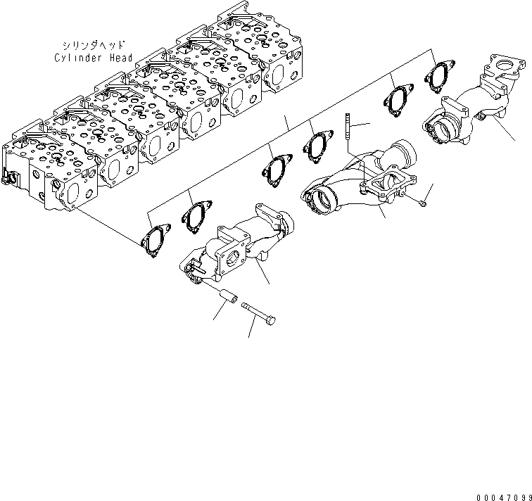 Прокладка 6253-11-5160 KOMATSU