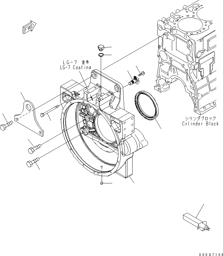 Plate, Hanger 6150-21-3921 KOMATSU