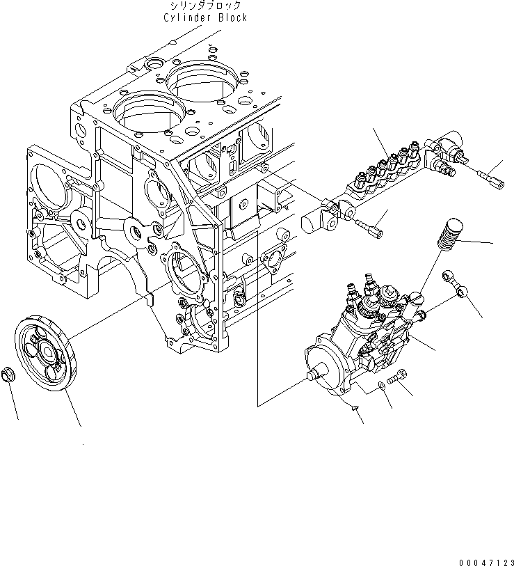 SUPPLY PUMP ASS'Y (6261-71-1110) KOMATSU