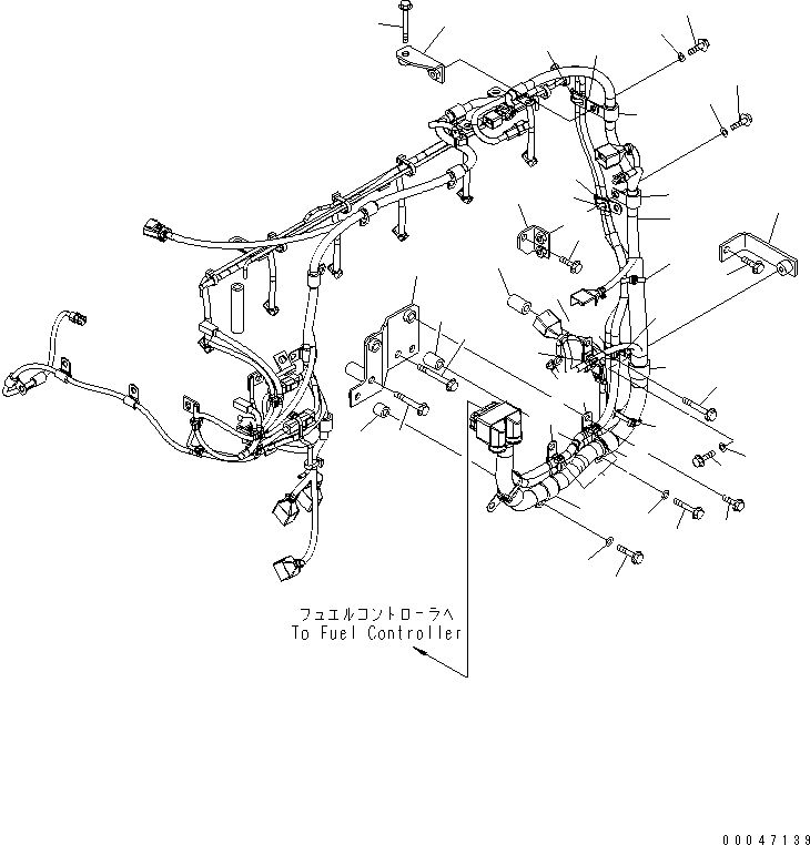 Жгут проводов 6251-81-9212 KOMATSU