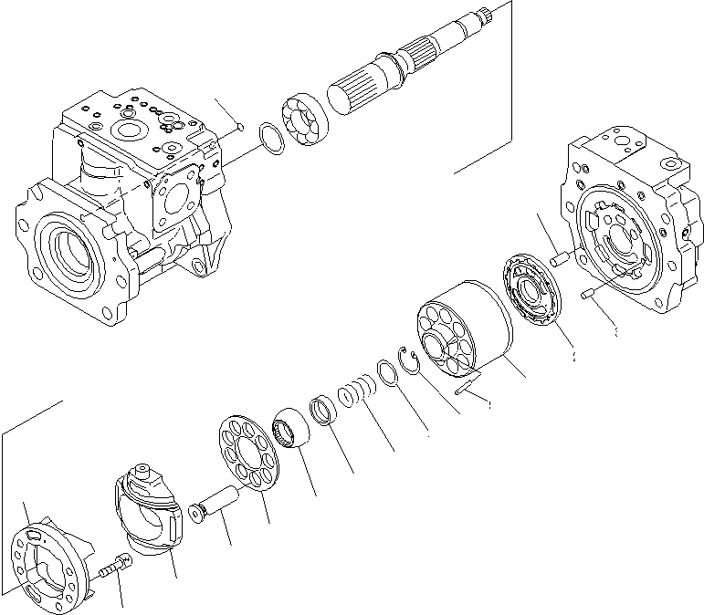 Насос (подузел) (708-1G-01043) KOMATSU