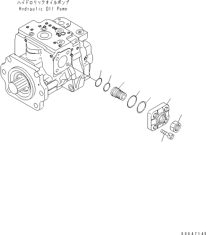 Клапан в сборе 708-1H-03310 KOMATSU
