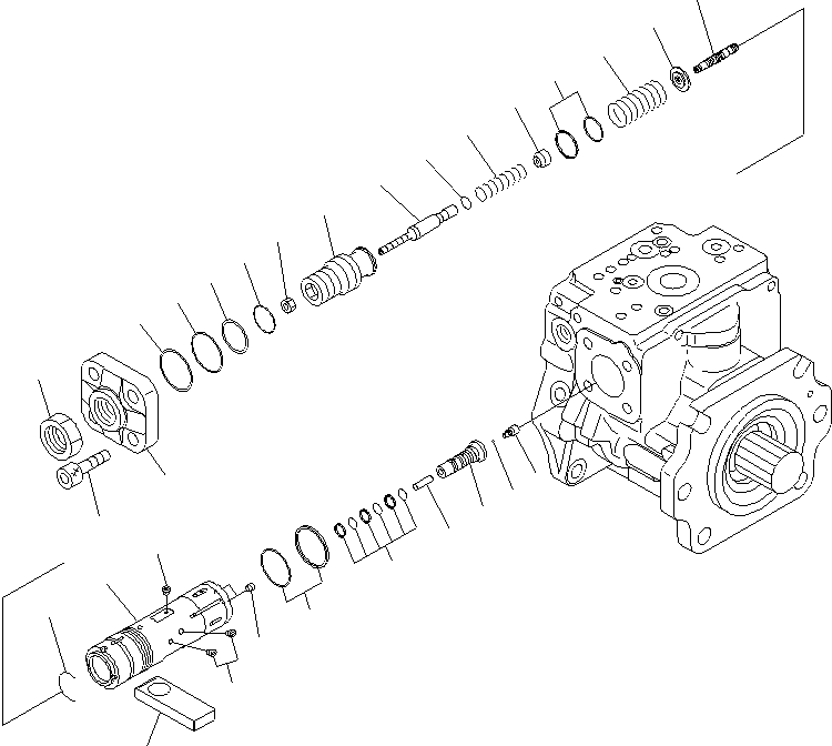 Клапан в сборе 708-2G-03560 KOMATSU