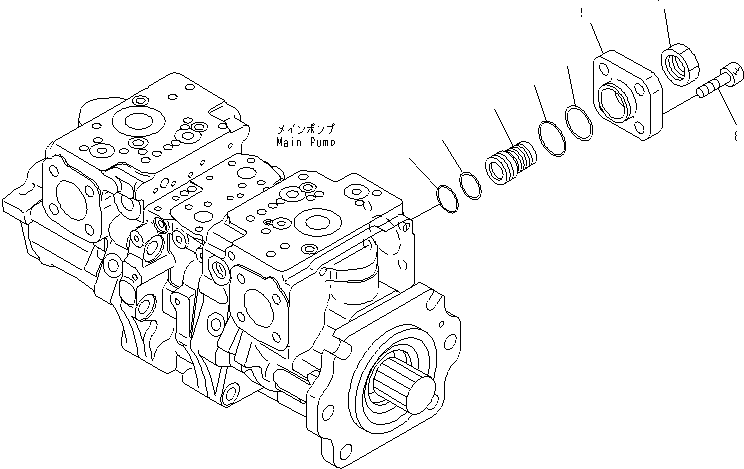 Крышка в сборе 708-2G-03440 KOMATSU