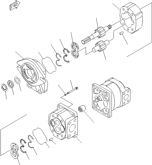 Pump Assembly, SAL22 705-11-27240 KOMATSU