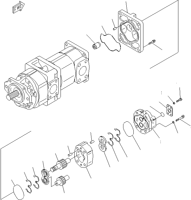 ведущая шестерня (\7\705-17-30450) KOMATSU