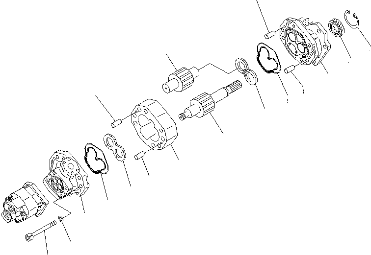 PUMP ASS'Y,SDR(30)80+SB(1)18 705-95-05050 KOMATSU