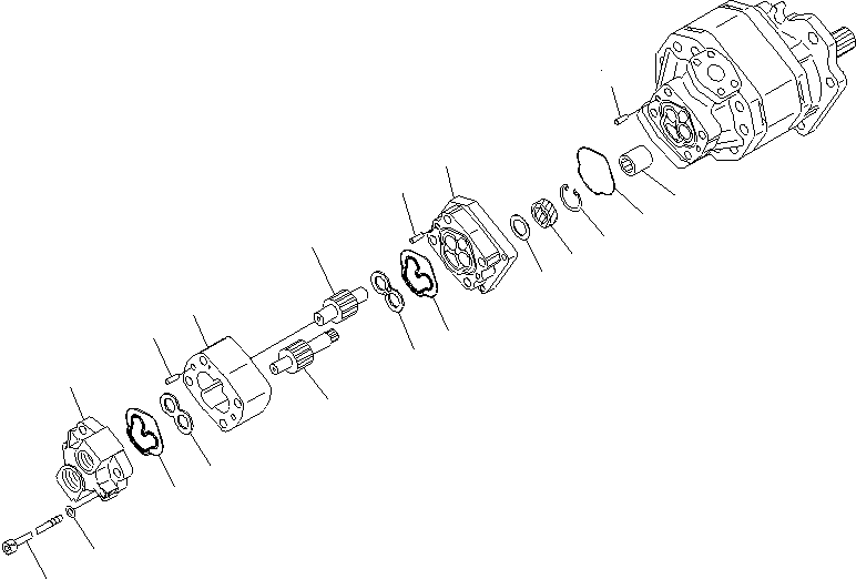 Ведущая шестерня (\7\705-40-30840) KOMATSU
