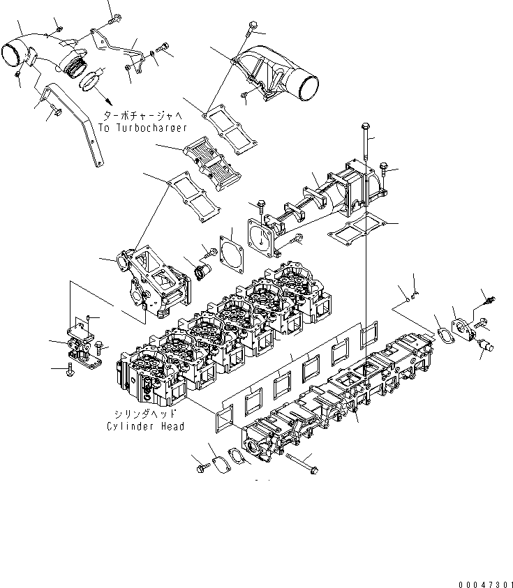 Блок 6261-11-4130 KOMATSU
