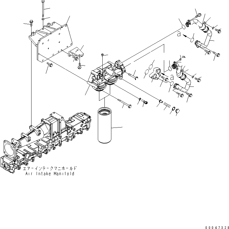 Tube, Inlet 6261-51-6330 KOMATSU