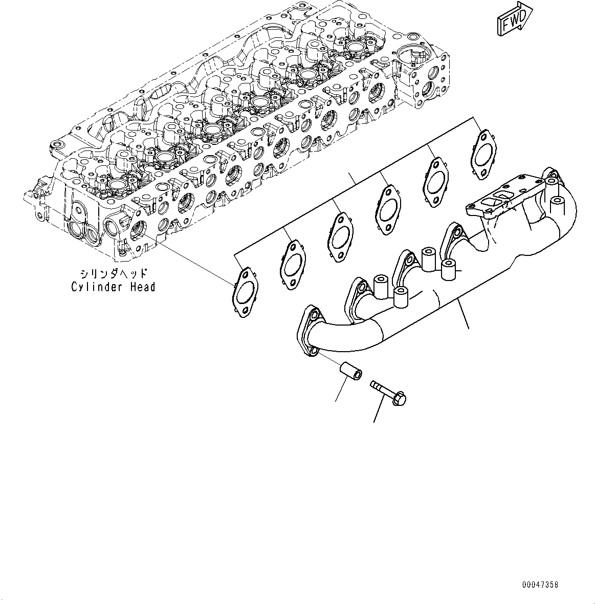 Прокладка 6754-11-5141 KOMATSU