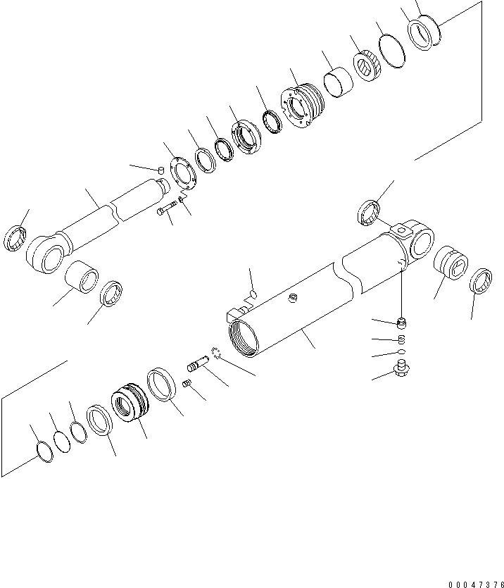 Сервисный комплект рулевого цилиндра 707-99-37620 KOMATSU