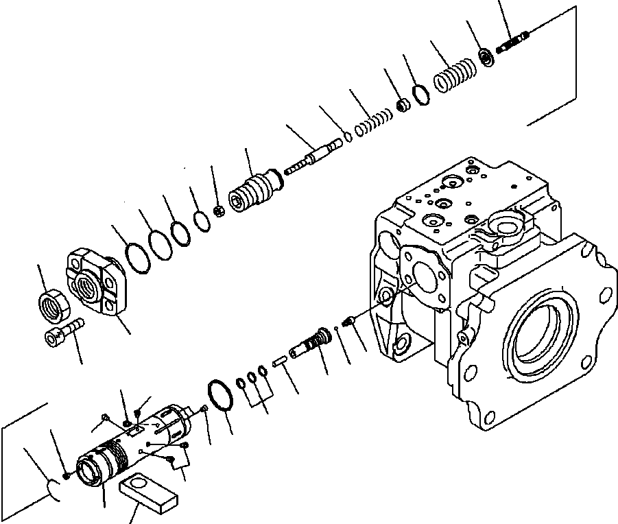VALVE ASSEMBLY, PC 708-1H-03230 KOMATSU