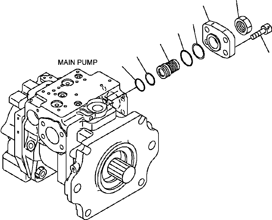Крышка в сборе 708-1H-03250 KOMATSU