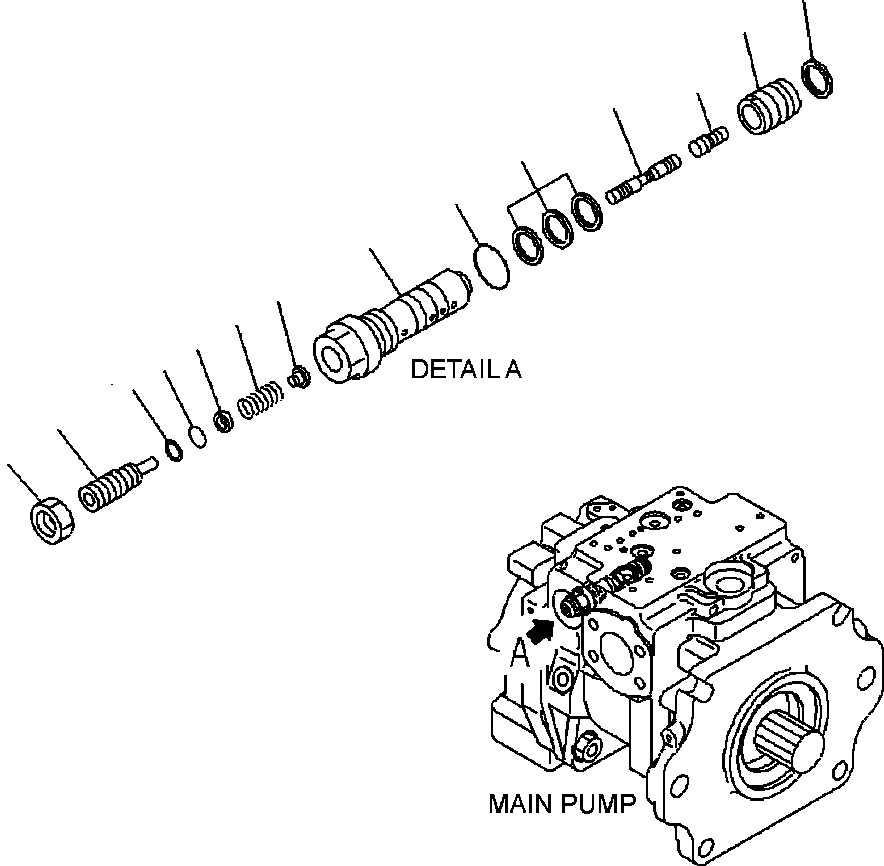 Valve Assembly, LS, LS 708-1H-03320 KOMATSU
