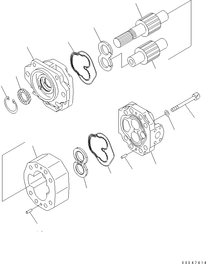 PUMP ASS'Y,SDR(30)80 705-95-01010 KOMATSU