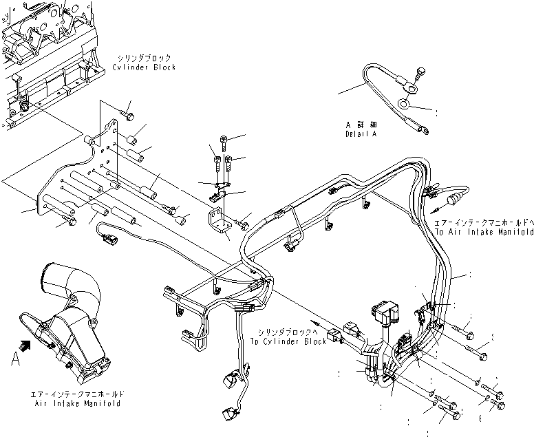 Жгут проводов 6261-81-8581 KOMATSU