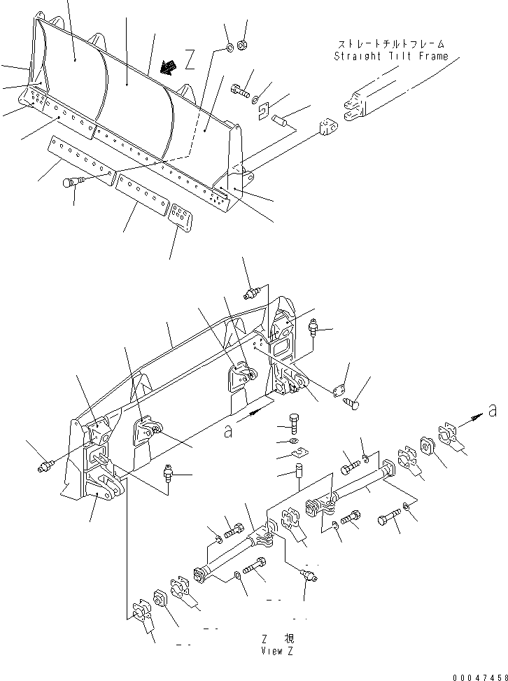 Пластина (сварная) 154-71-41350 KOMATSU