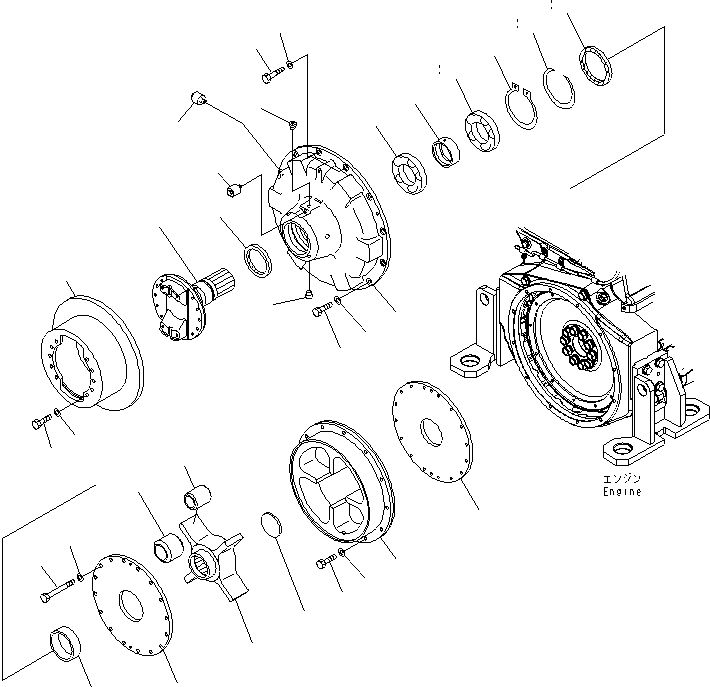 Корпус в сборе 716-01-11100 KOMATSU