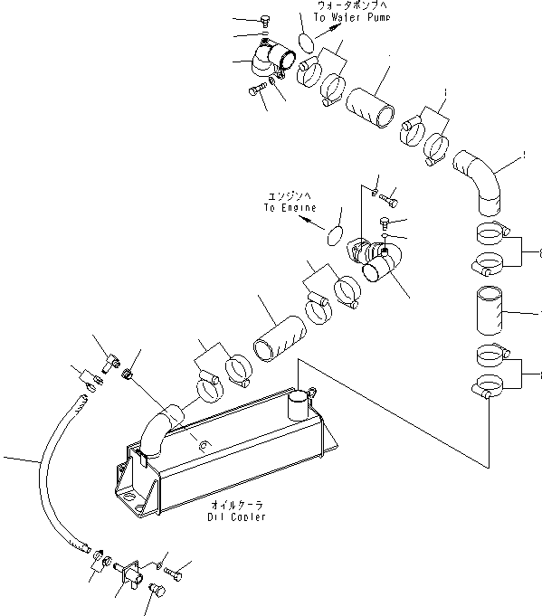 Шланг 07260-27416 KOMATSU