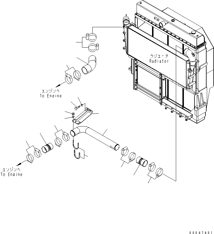 Шланг 426-03-35480 KOMATSU