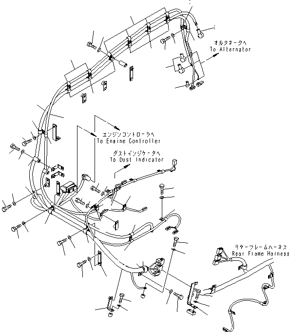 Жгут проводов 426-06-33272 KOMATSU