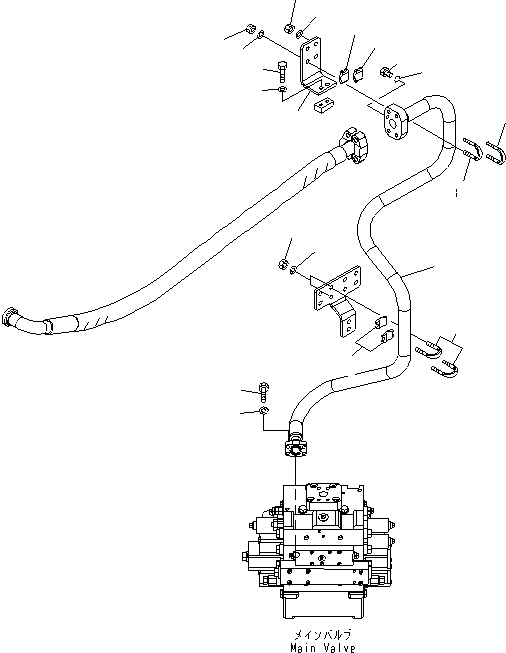 Трубка 426-62-33691 KOMATSU