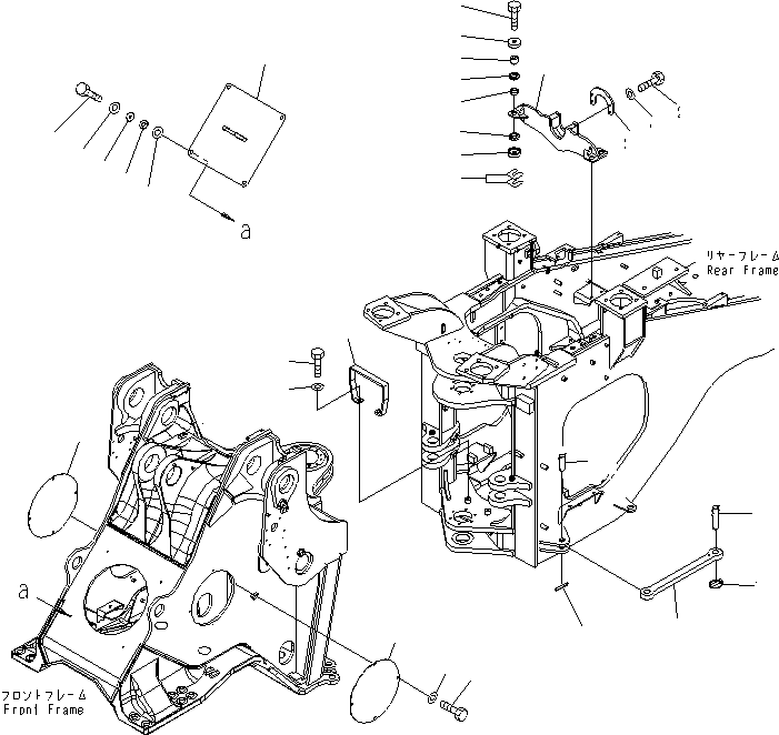 Болт 01010-D2045 KOMATSU