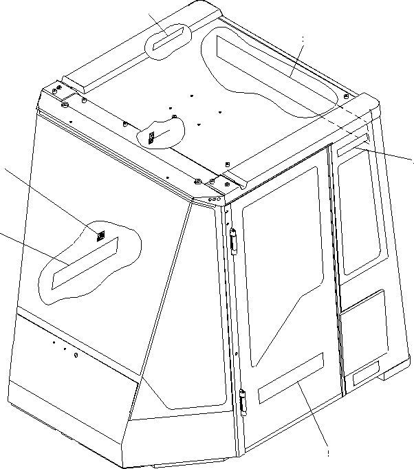 Plate, Emergency Exit 426-93-51110 KOMATSU